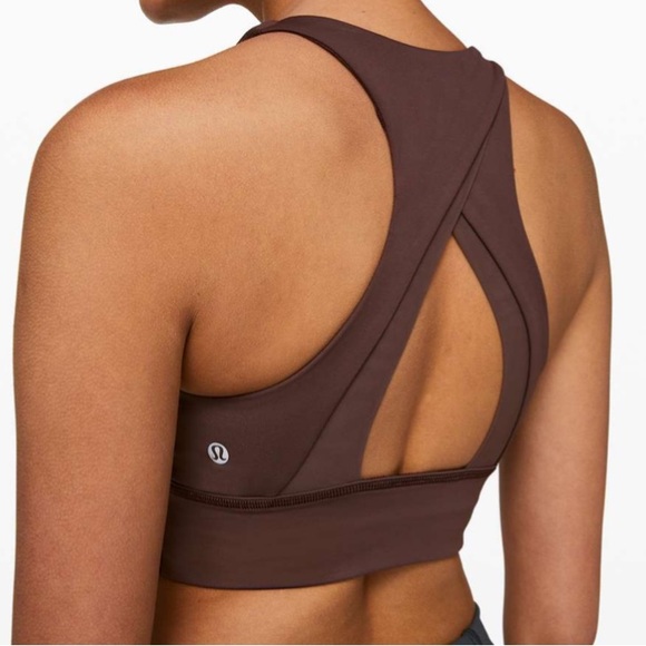 Lululemon Ignite Bra Cherry Cola Brown Size 8 - Picture 1 of 10
